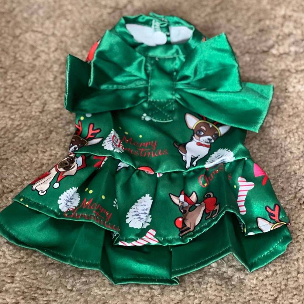 Yikeyo Christmas Dog Dress